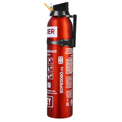 Sealey SDPE006D Fire Extinguisher 0.6kg Dry Powder - Disposable