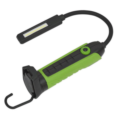 Sealey LEDFLEXG Flexi Rechargeable Inspection Light 5W COB & 3W SMD LED