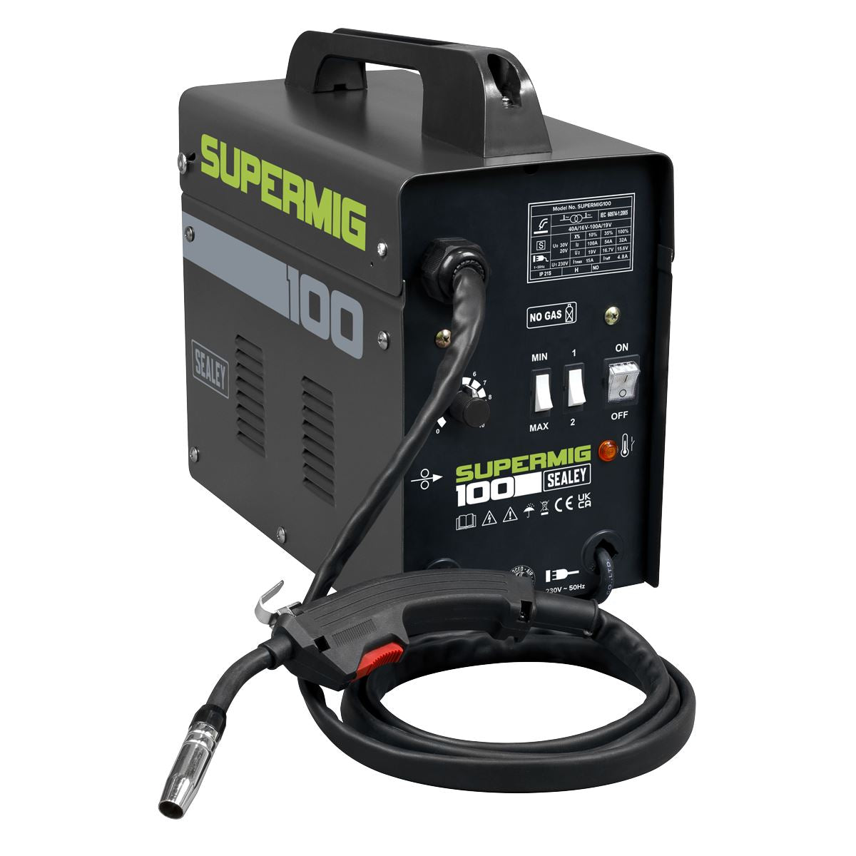 Sealey SUPERMIG100 Gasless MIG Welder 100A 230V