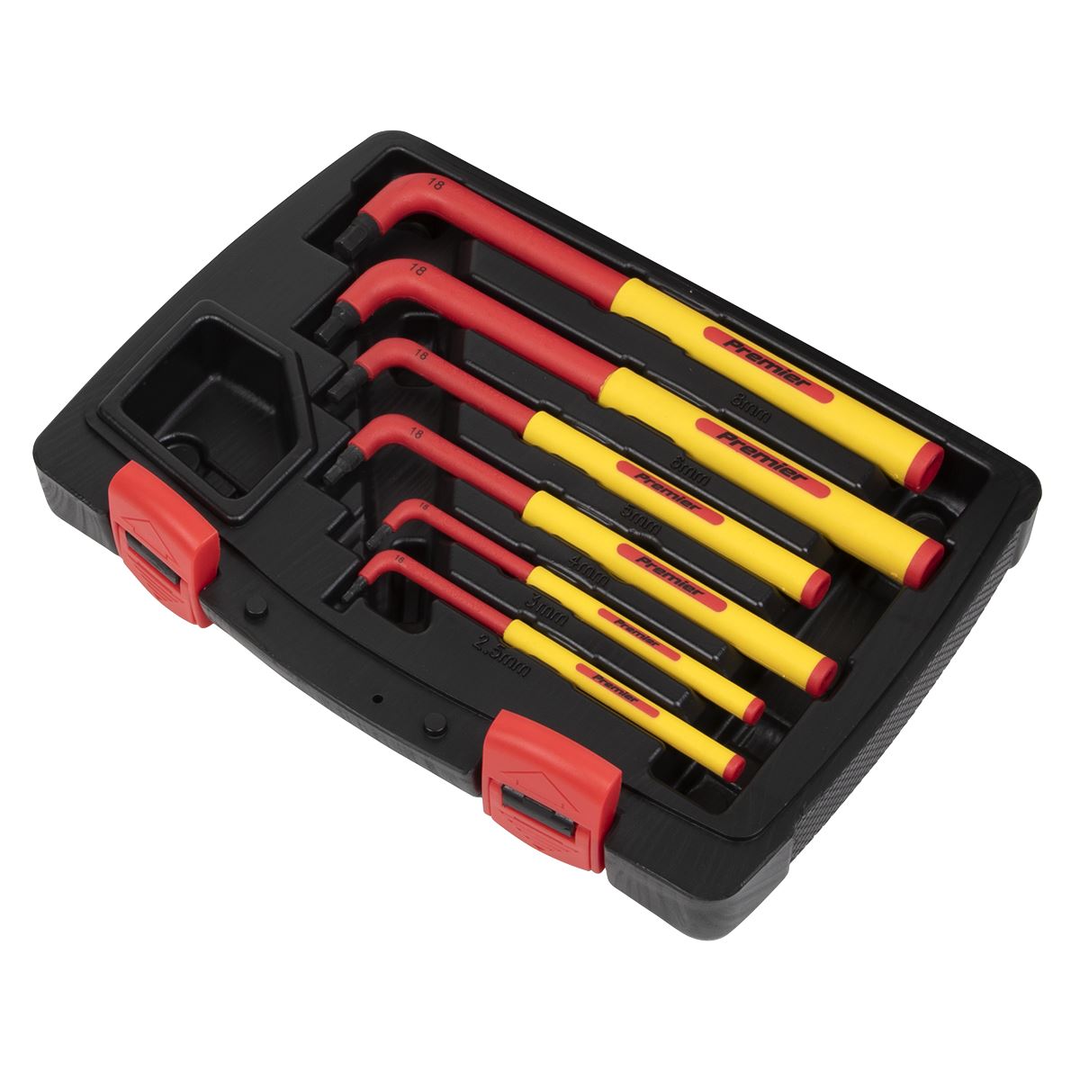 Sealey AK7177 Hex Key Set 6pc Extra-Long VDE