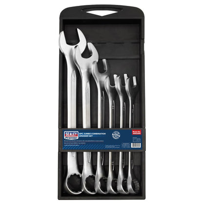 Sealey AK63259 Combination Spanner Set 6pc Jumbo Metric