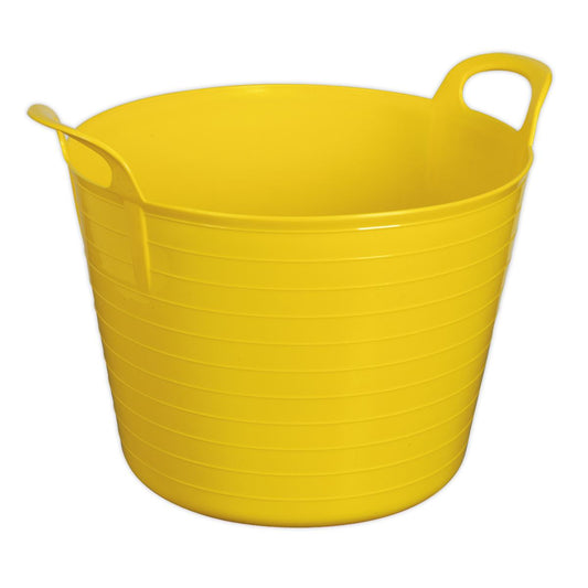 Sealey SFT40Y Heavy-Duty Flexi Tub 40L - Yellow