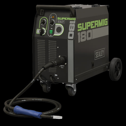 Sealey SUPERMIG180 Professional MIG Welder 180A 230V with Binzel® Euro Torch