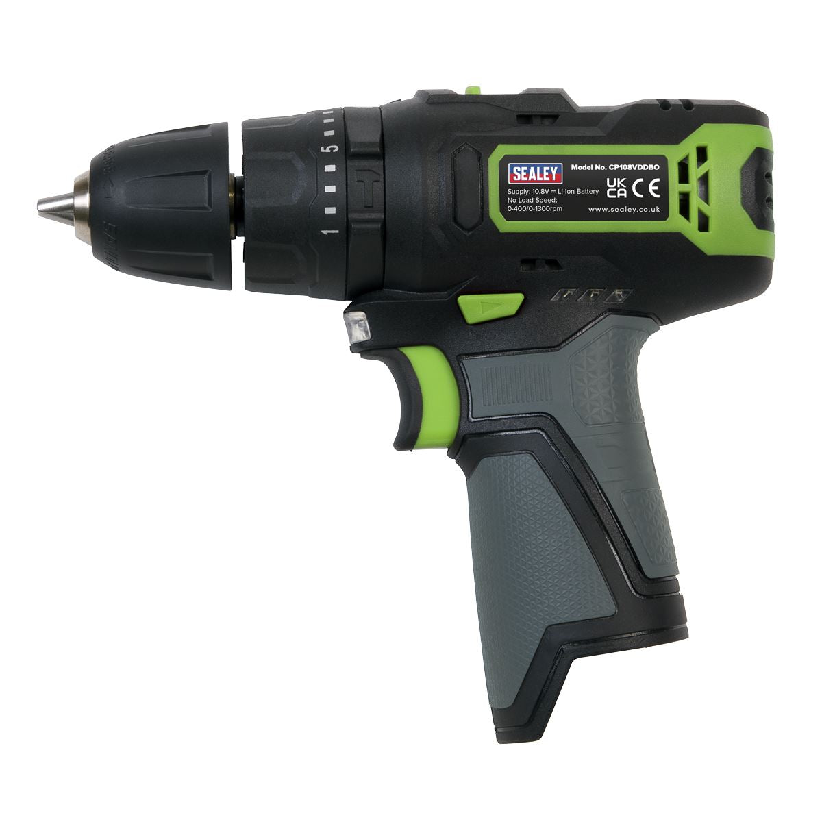 Sealey CP108VDD Cordless Combi Drill Ø10mm 10.8V SV10.8 Series