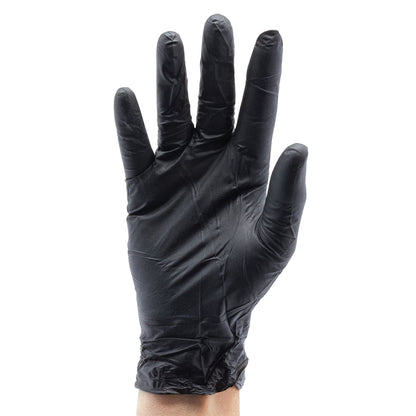 Draper 31035 Nitrile Gloves Large Black Pack of 100