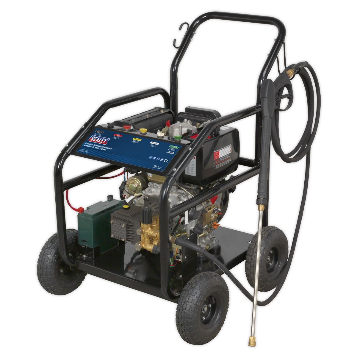 Sealey PWDM3600 Pressure Washer 290bar 900L/hr 10hp - Diesel