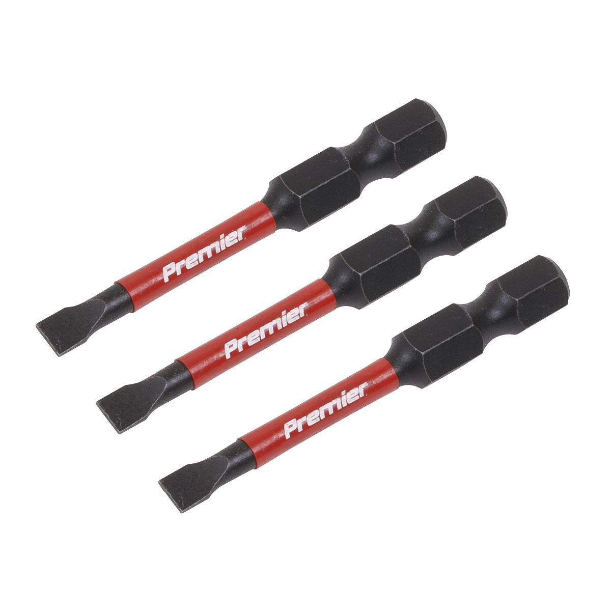 Sealey AK8226 Slotted 4.5mm Impact Power Tool Bits 50mm - 3pc