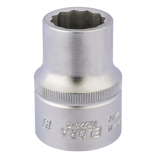 Elora 00682 Bi-Hexagon Socket 3/4" Sq. Dr. 19mm