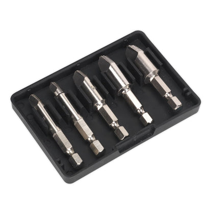 Sealey AK7228 HSS Screw Extractor Set 5pc