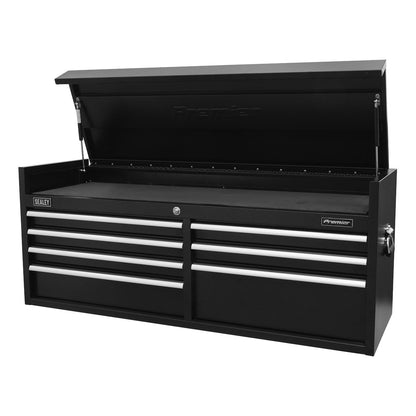 Sealey PTB141507 Topchest 7 Drawer 1415mm Extra-Wide Heavy-Duty Black