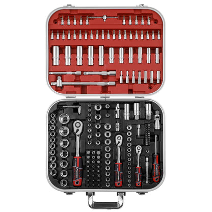 Sealey AK7981 Socket Set 172pc 1/4" 3/8" & 1/2"Sq Drive WallDrive®