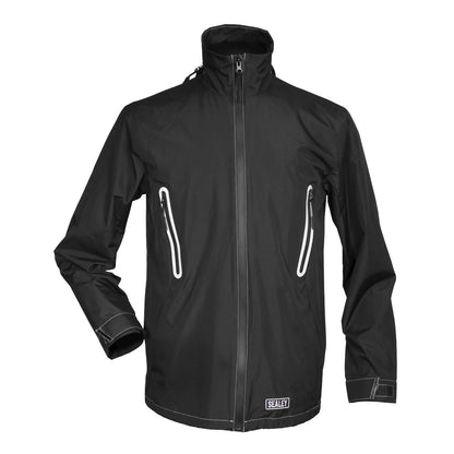 Sealey WPHJ04 Heated Rain Jacket 5V - 50" Chest X-Large