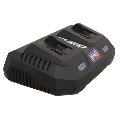 Sealey CP20VMC2 Dual Battery Charger 20V SV20 Series Lithium-ion