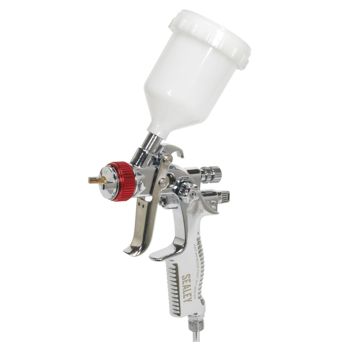 Sealey HVLP774 HVLP Gravity Feed Top Coat/Touch-Up Spray Gun Set