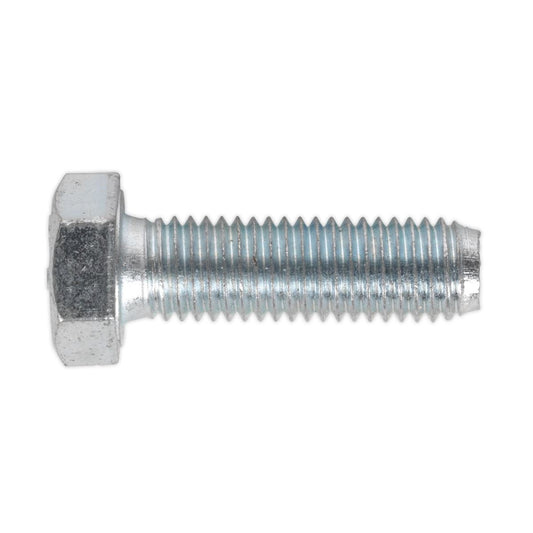 Sealey SS1240 HT Setscrew M12 x 40mm 8.8 Zinc Pack of 25