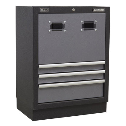 Sealey APMSSTACK16SS Superline PRO® 4.9m Storage System - Stainless Steel Worktop