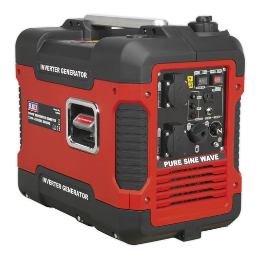 Sealey G2000I Inverter Generator 2000W 230V 4-Stroke Engine