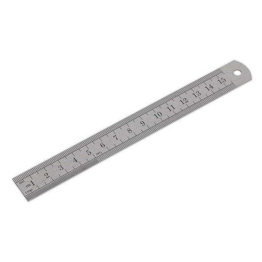 Sealey AK9640 Stainless Steel Rule 6" (150mm)