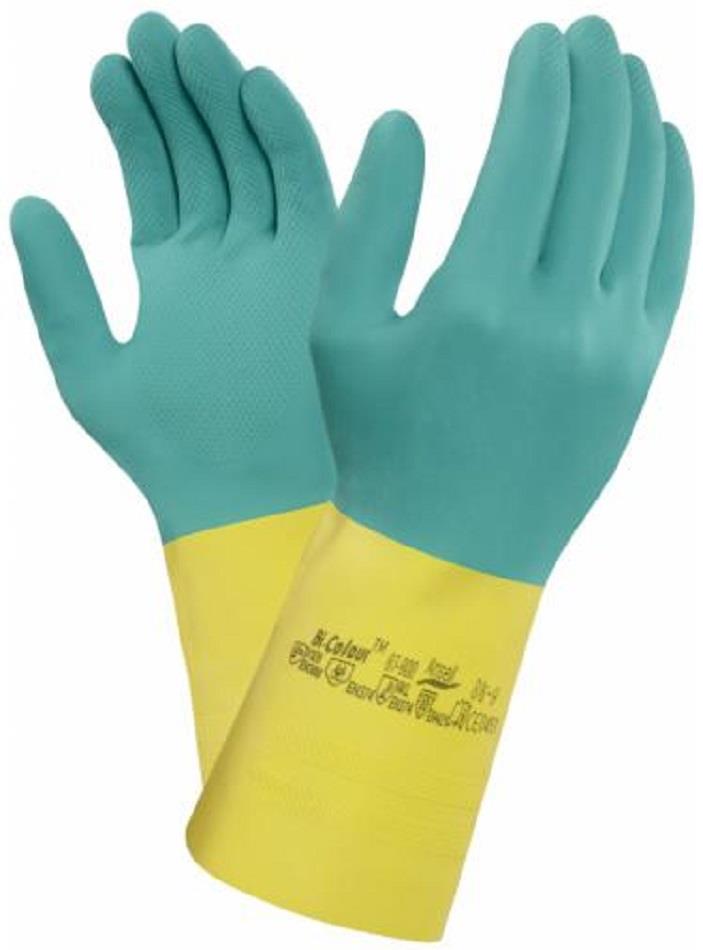 Ansell AlphaTec Latex Neoprene Blend Chemical Resistant Gloves 87-900