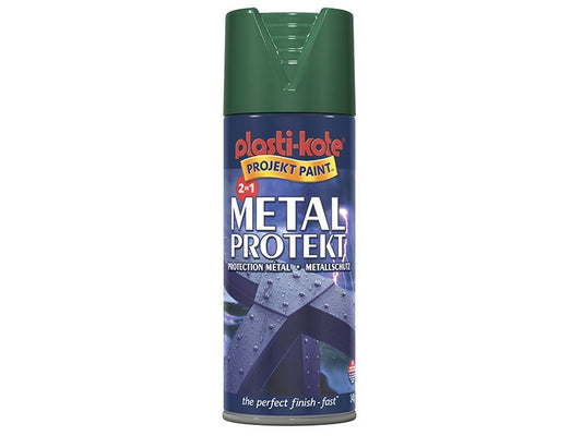 Plastikote Metal Protekt Spray Forest Green 400ml