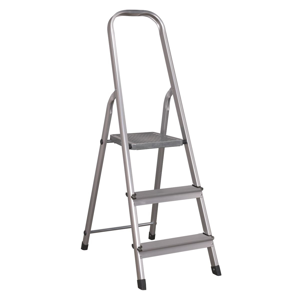 Sealey ASL3S Aluminium Step Ladder 3-Tread EN 131