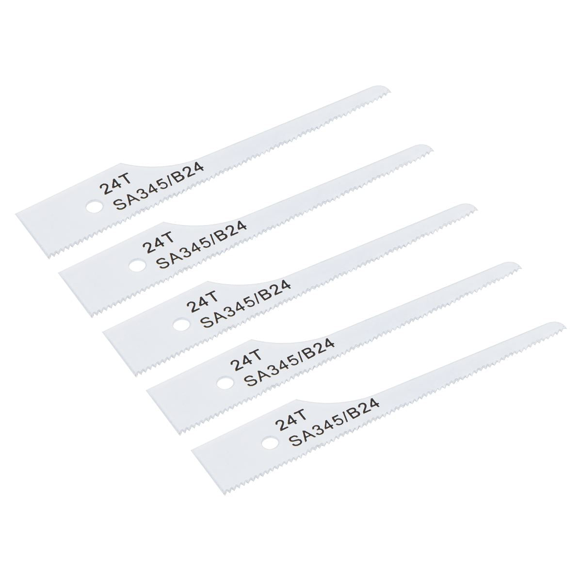 Sealey SA345/B24 74mm Air Saw Blade 24tpi - Pack of 5