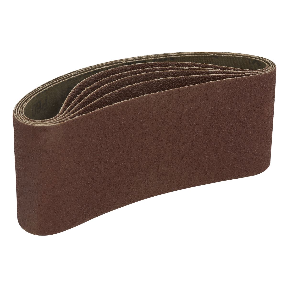 Sealey SB60457 Sanding Belt 76 x 457mm 60Grit Pack of 5