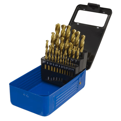 Sealey AK4725 HSS Fully Ground Drill Bit Set 25pc DIN 338 Metric