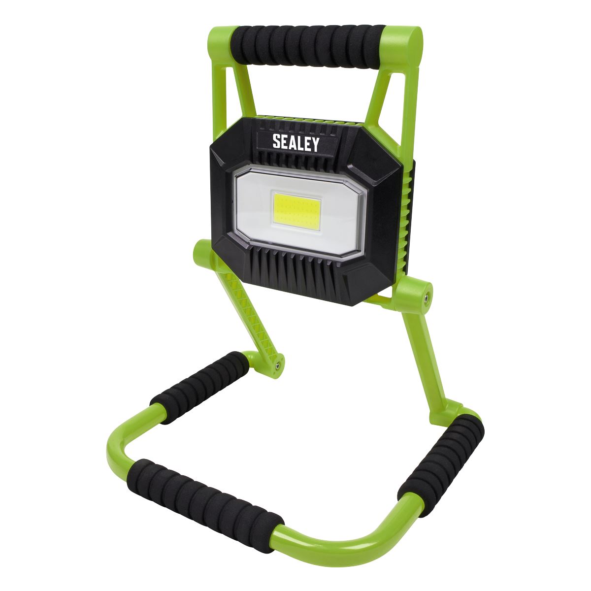 Sealey LEDFL20W Rechargeable Portable Fold Flat Floodlight 20W COB LED Lithium-ion