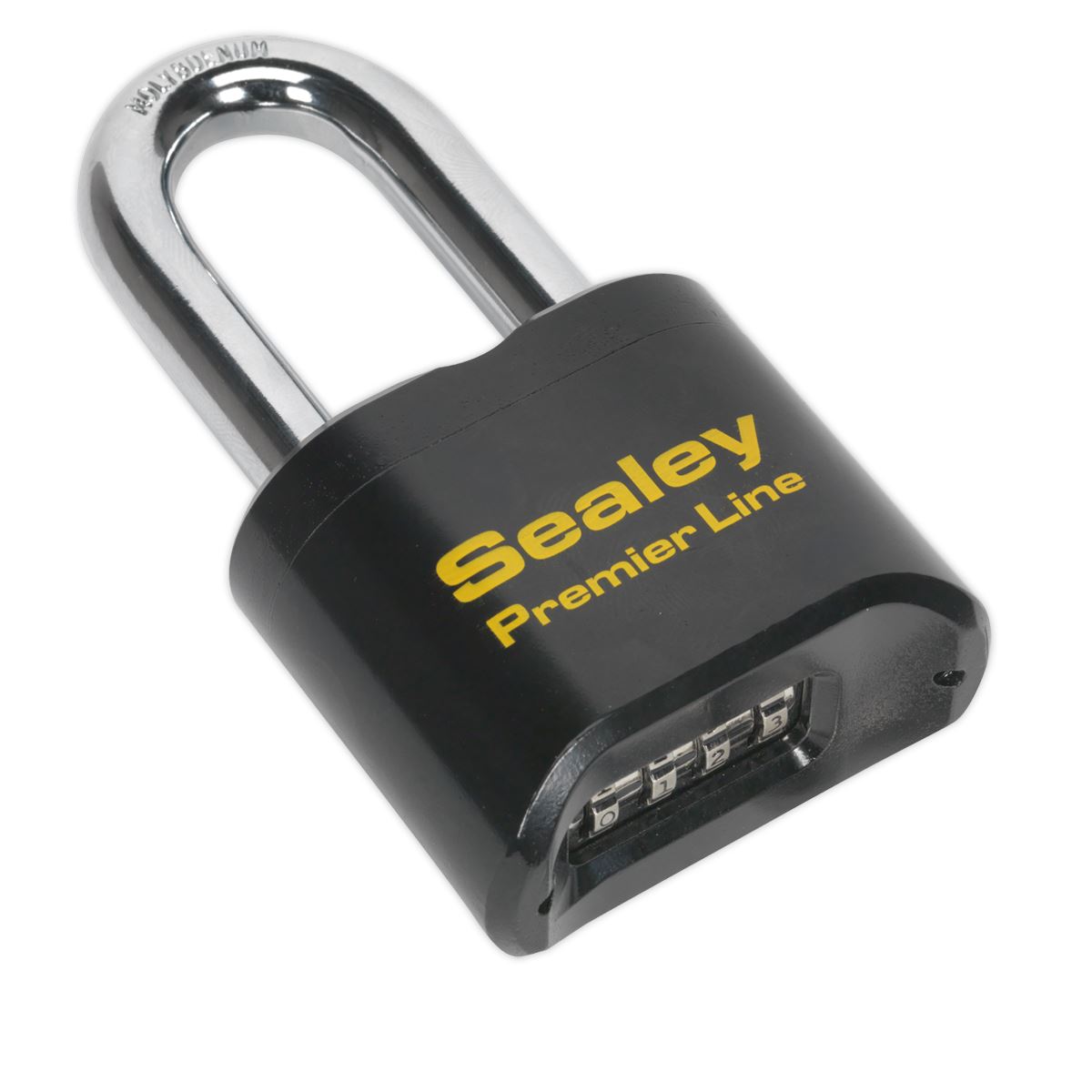 Sealey PL603L Steel Body Combination Padlock Long Shackle 62mm