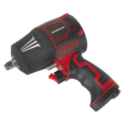 Sealey SA6006 Composite Air Impact Wrench 1/2"Sq Drive - Twin Hammer