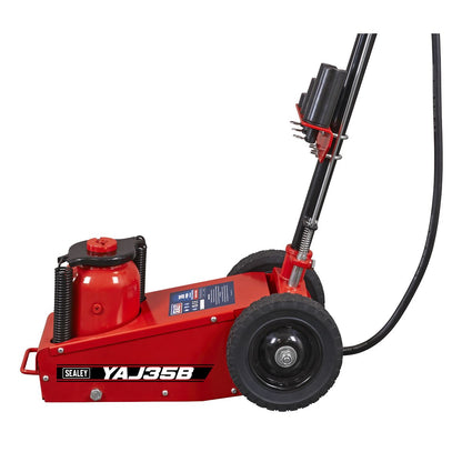 Sealey YAJ35B Air Operated Single Stage Trolley Jack 35 Tonne