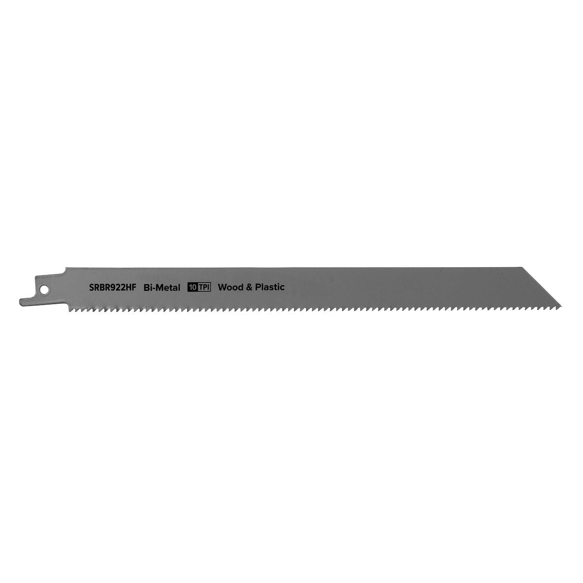 Sealey SRBR922HF Reciprocating Saw Blade Wood & Plastics 230mm 10tpi - Pack of 5