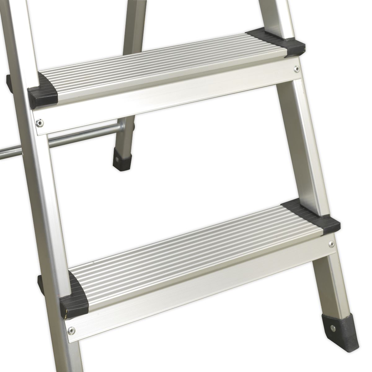 Sealey ASL3S Aluminium Step Ladder 3-Tread EN 131