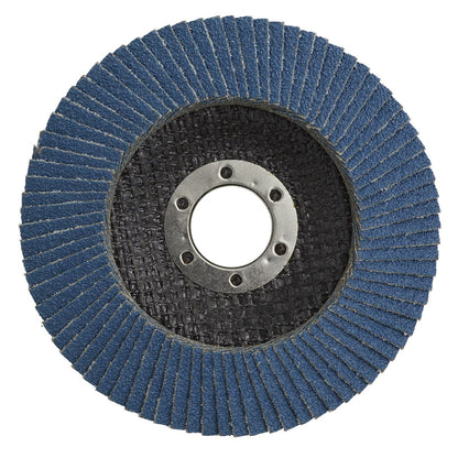 Sealey FD1154010 40Grit Flap Discs Zirconium Ø115mm Ø22mm Bore - Pack of 10