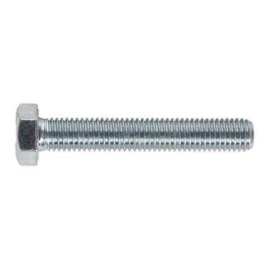 Sealey SS1275 HT Setscrew M12 x 75mm 8.8 Zinc Pack of 10