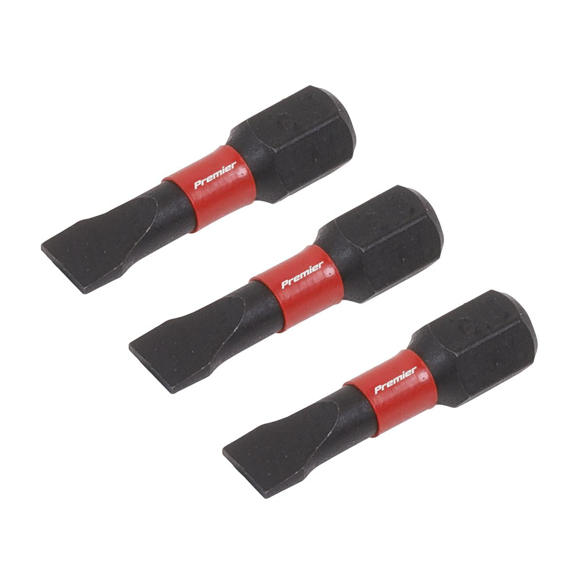 Sealey AK8202 Slotted 5.5mm Impact Power Tool Bits 25mm - 3pc