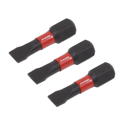 Sealey AK8202 Slotted 5.5mm Impact Power Tool Bits 25mm - 3pc