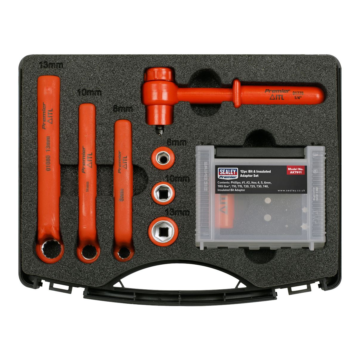 Sealey AK7911 Hybrid & Electric Vehicle Battery Tool Kit 19pc