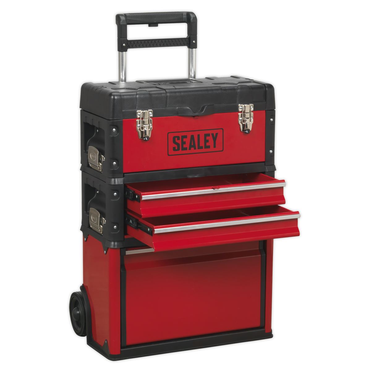 Sealey AP548 Mobile Steel/Composite Toolbox - 3 Compartment