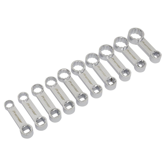 Sealey AK59895 Torque Adaptor Spanner Set 10pc 3/8"Sq Drive - Metric