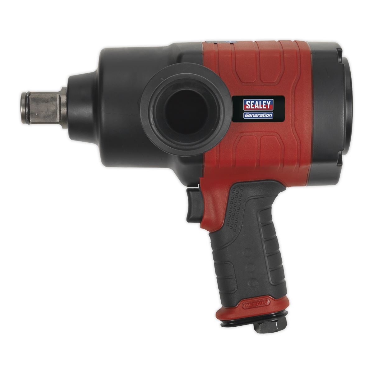 Sealey GSA6005 Air Impact Wrench 1"Sq Drive - Twin Hammer