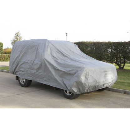 Sealey SCCM All-Seasons Car Cover 3-Layer - Medium