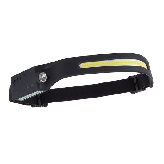 Draper 28236 COB LED Rechargeable 2-in-1 Head Torch with Wave Sensor 3W USB-C Cable Supplied