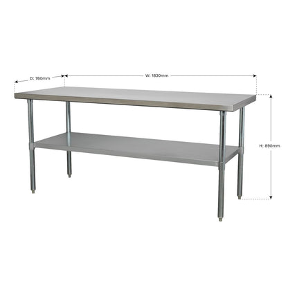 Sealey AP1872SS Stainless Steel Workbench 1.8m