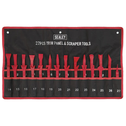 Sealey RT27KIT Trim & Panel Clip Tool Set 27pc