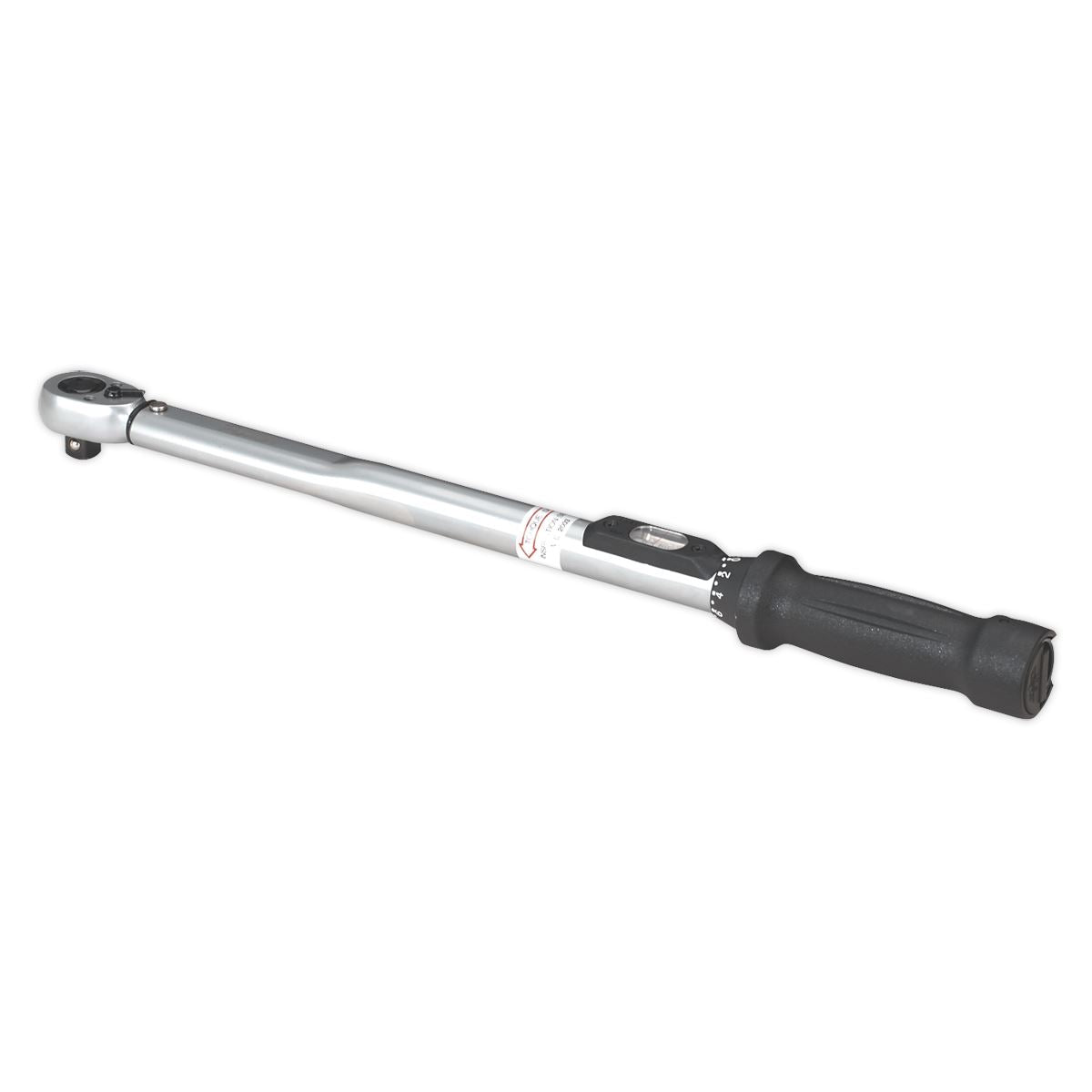 Sealey STW201 Torque Wrench Locking Micrometer Style 1/2"Sq Drive 40 - 210Nm(30 - 150lb.ft) Calibrated