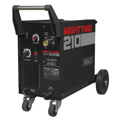 Sealey MIGHTYMIG210 Professional Gas/Gasless MIG Welder 210A with Euro Torch