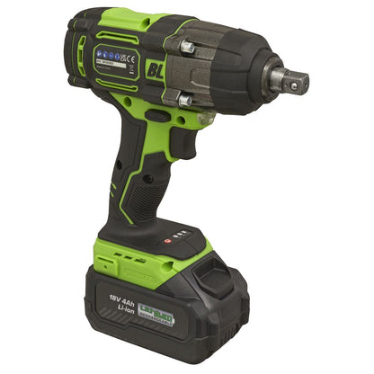 Sealey CP650LIHV Cordless Impact Wrench 18V 4Ah Lithium-ion 1/2"Sq Drive