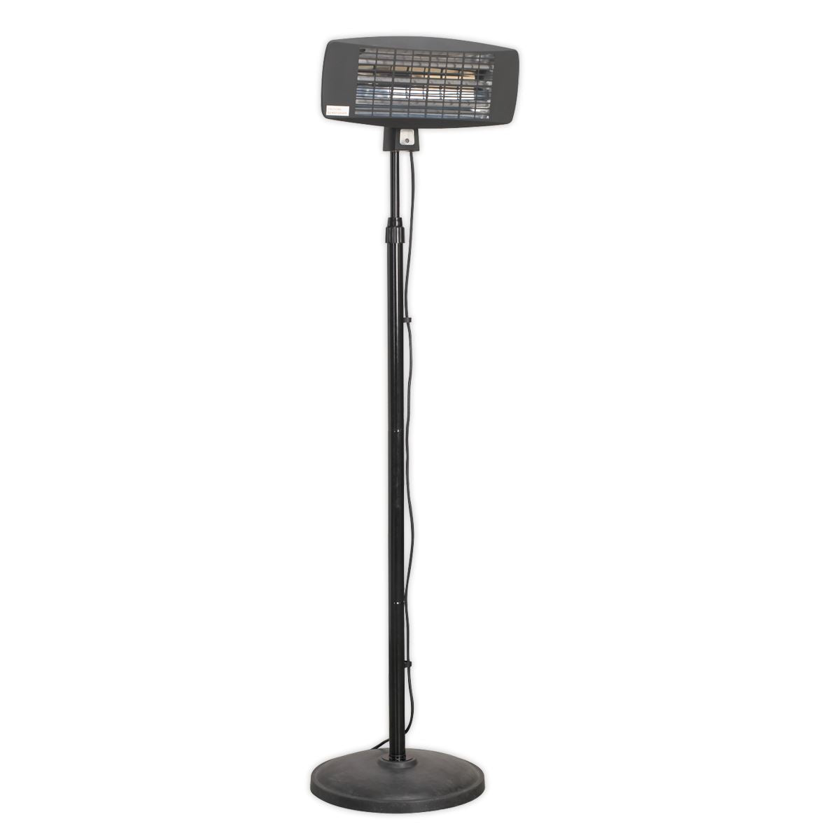 Sealey IFSH2003 Infrared Quartz Patio Heater 2000W/230V with Telescopic Floor Stand